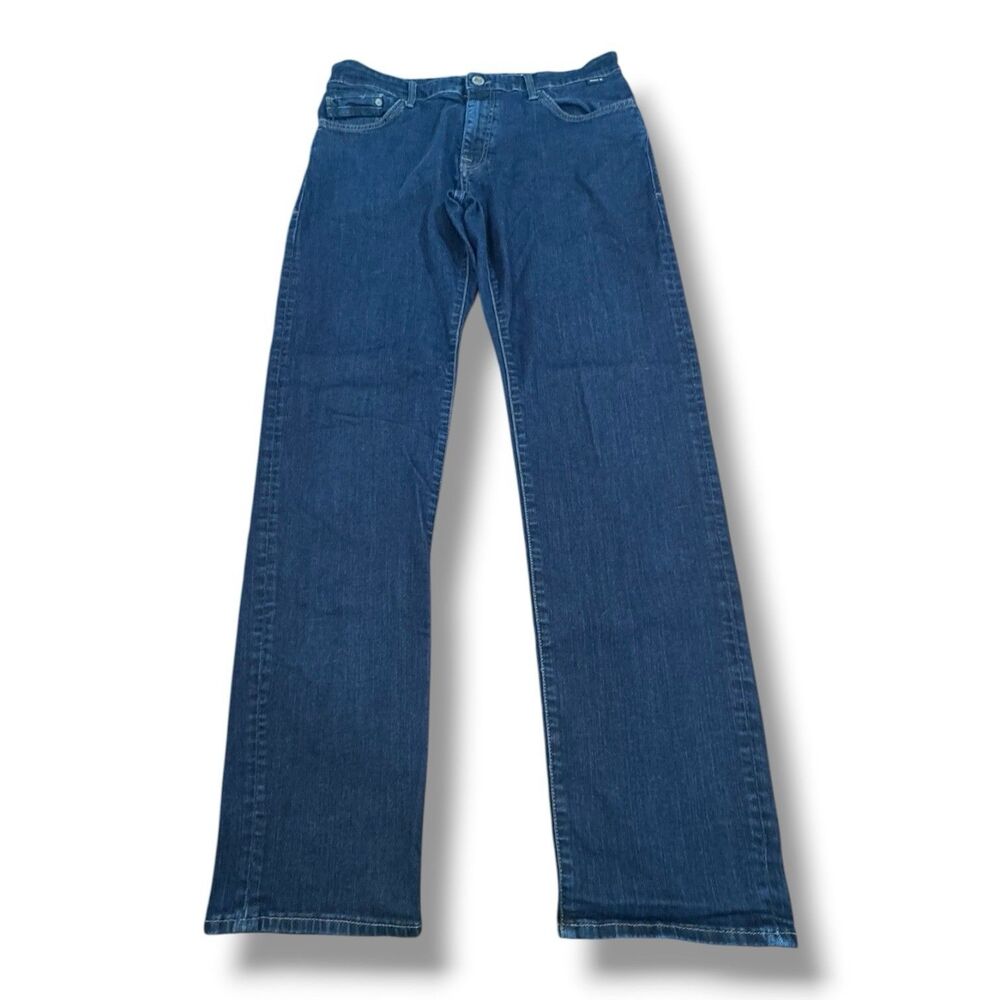Mavi Jeans Zach Straight Leg Blue Denim Jeans Casual Midweight Men’s Size 35x33